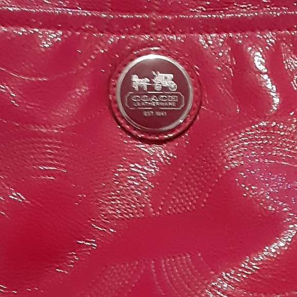 COACH Raspberry Tote - Picture 4 of 8